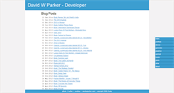 Desktop Screenshot of davidwparker.com