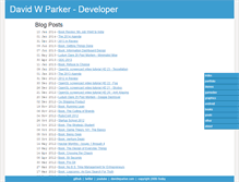 Tablet Screenshot of davidwparker.com